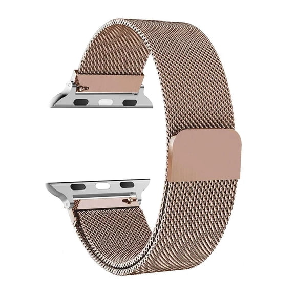 RoseOcean Milanese Style Magnetic Band for Apple Watch Ultra 2 49mm 46mm 45mm 44mm Series 10 9 8 7 6 SE