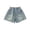 Light Blue, variant on GiLiling Girls Bow Print Elastic Waist Denim Shorts, Frayed Hem Jean Shorts with Pockets for Kids Summer Casual Wear (Light Blue, 18-24 Months)