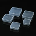 thumbnail image 3 of suxuMhao Storage Box, 20-Pack Clear Square Plastic Boxes, Plastic Storage Bins with Lids, Clear Plastic Containers, Parts Storage Box, Small Plastic Tote for Organizing, 5.5×5.5×2CM​, 3 of 5