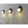 thumbnail image 1 of Luces de pared solares LED Fency de Star Trading, marrón, juego de 3 [- Buenas], 1 of 5