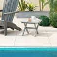 thumbnail image 2 of Costway Outdoor Folding Side Table Weather-Resistant HDPE Adirondack Table Gray, 2 of 9