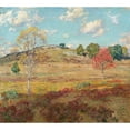 thumbnail image 2 of Willard Leroy Metcalf 22x20 Black Ornate Framed Double Matted Museum Art Print Titled: Early&nbsp;Autumn (1905), 2 of 5