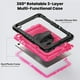 thumbnail image 3 of Funda para Samsung Galaxy Tab A11 Plus de 11 pulgadas (2025) y A9 Plus de 11 pulgadas (2023), resistente, a prueba de golpes, con soporte giratorio de 360° y correa de mano/bandolera., 3 of 9
