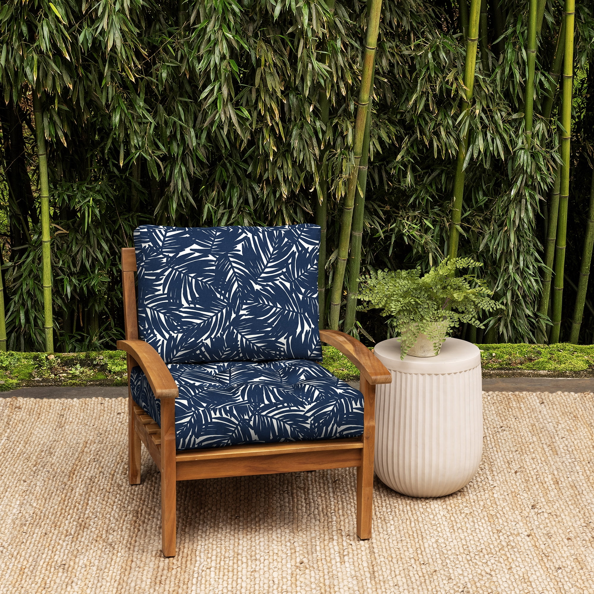 ARDEN earthFIBER Tufted Blowfill Deep Seat Set, 24 x 24, Rain-Proof, Fade Resistant, Deep Seat Bottom and Back Cushion for Chair, Sofa, and Couch