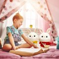 thumbnail image 2 of BaiTrend Plush Doll Cute Cartoon Rabbit Stuffed Toy Soft Plush Cuddly Cushion Plush Throw Pillow for Children Boys Girls, 2 of 2