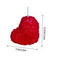 thumbnail image 2 of dfutuy Valentine's Day Heart Shape Aromatherapy Candle Aromatherapy Decoration 2025 Sale, 2 of 6