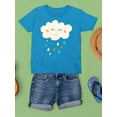 thumbnail image 3 of Happy Cloud Raining T-Shirt Juniors -Image by Shutterstock,  Large, 3 of 4