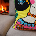 thumbnail image 5 of RMU Frida Kahlo Embroidered Boho Pillow Cover, Mexican Floral Decorative Throw Cushion Cover, 5 of 5
