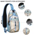 thumbnail image 2 of Crossbody Sling Backpack for Women Men Beach Starfish Scallop Shoulder Sling Crossbody Casual Chest Bag for Travel Sports Running Hiking, 2 of 6