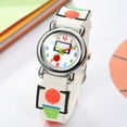 thumbnail image 1 of Multicolor Basketball Pattern Cute Boys Sports Girls Gift Adjustable Wrist Watch, 1 of 8