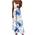 thumbnail image 2 of Nuoqisi Womens Summer Maxi Dress Casual Spaghetti Strap Sleeveless Sundress, 2 of 5