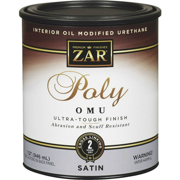 ZAR Oil Based Interior Finish - 1 Quart - Satin - Translucent White