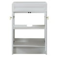 thumbnail image 4 of 23 in. Single Sink Foldable Vanity Cabinet , White Finish, 4 of 6