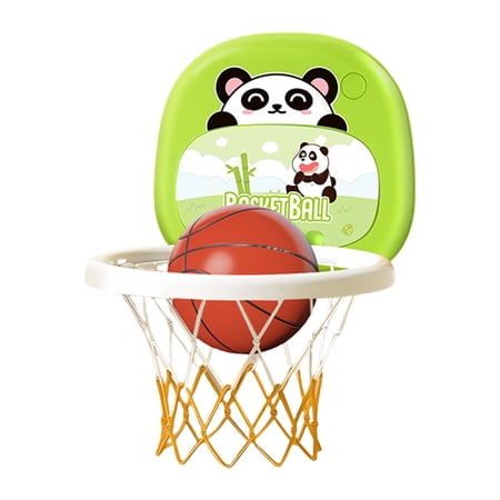 Christmas Holiday QTOCIO Toddler Toys Indoor Hanging Basketball Hoop For Babies 12 3 Years Old Baby Basketball Stand For Home Use Ball Toy For Boys