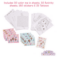 thumbnail image 3 of Gabbys Dollhouse Girls Art Kit with Carrying Tin Gel Pens Markers Stickers 200 Pc, 3 of 9
