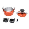 thumbnail image 2 of 1.5L Pressure Canning Pot Canner, Aluminum Alloy Material Cook Evenly and Quickly Easy to Open Pressure Canning Cooker for HomeGreen, 2 of 7