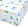 thumbnail image 4 of Wildkin Kids 100% Cotton Flannel Sheet Set for Boys and Girls - Full (Dinosaur Land Blue), 4 of 9