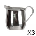 thumbnail image 1 of Jarra para espumar leche,Jarra para espumar leche Jarra para hacer espresso al ,Jarra de acero inoxidable para verter crema y café con leche,Taza de café con leche Jarra para espumar, 1 of 8