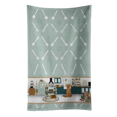 Red Fox Labrador Retriever in the Kitchen Kitchen Towel