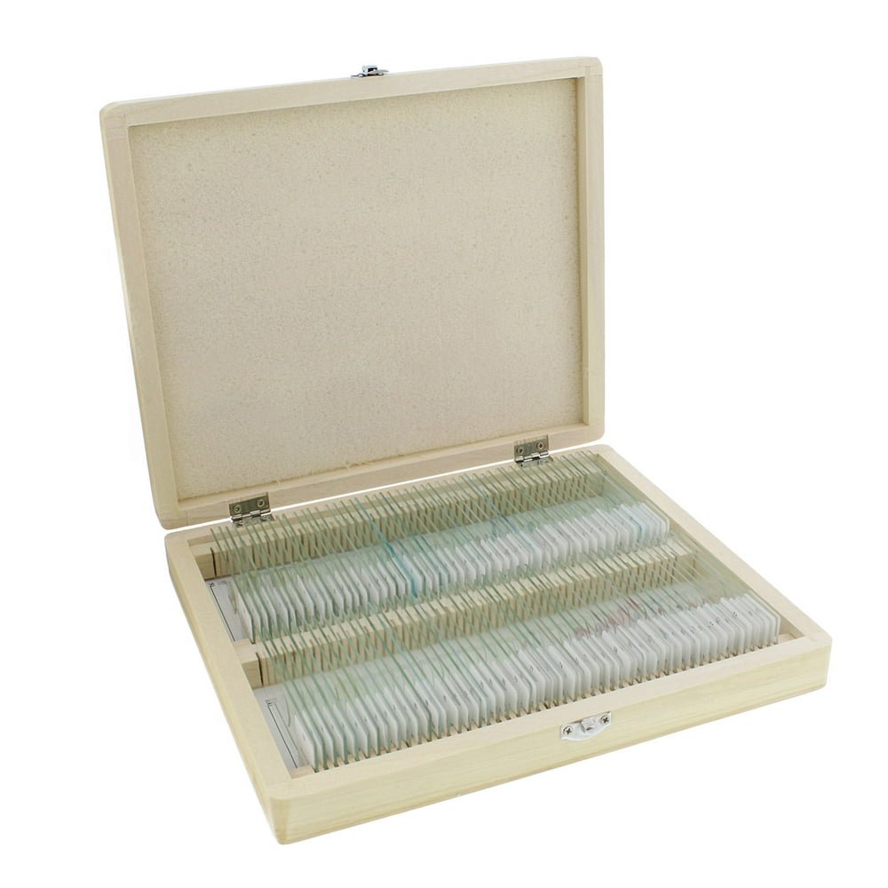MonMed Prepared Microscope Slides 100Pc Microscope Sample Kit with
