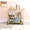 Champagne, variant on Mirrored Serving Cart with Champagne Finish, Wine Bottle Rack | Suitable for Home Entertaining, Easy to Move