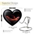 thumbnail image 2 of Red Sparrow Funeral Urns For Human Ashes Adult - Small Urns For Human Ashes Adult Male - Urns For Human Ashes Adult Female Mom - Heart Shaped Memorial Urns - Decorative Urns (Size -3inch, 2pcs), 2 of 5