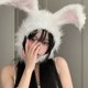 thumbnail image 5 of Gorro con Orejas en Movimiento, Divertido Gorro de Conejo de Felpa Saltador para Mujeres y niñas, se Puede Usar como Divertido Regalo de Pascua/Halloween/Navidad JM, 5 of 5