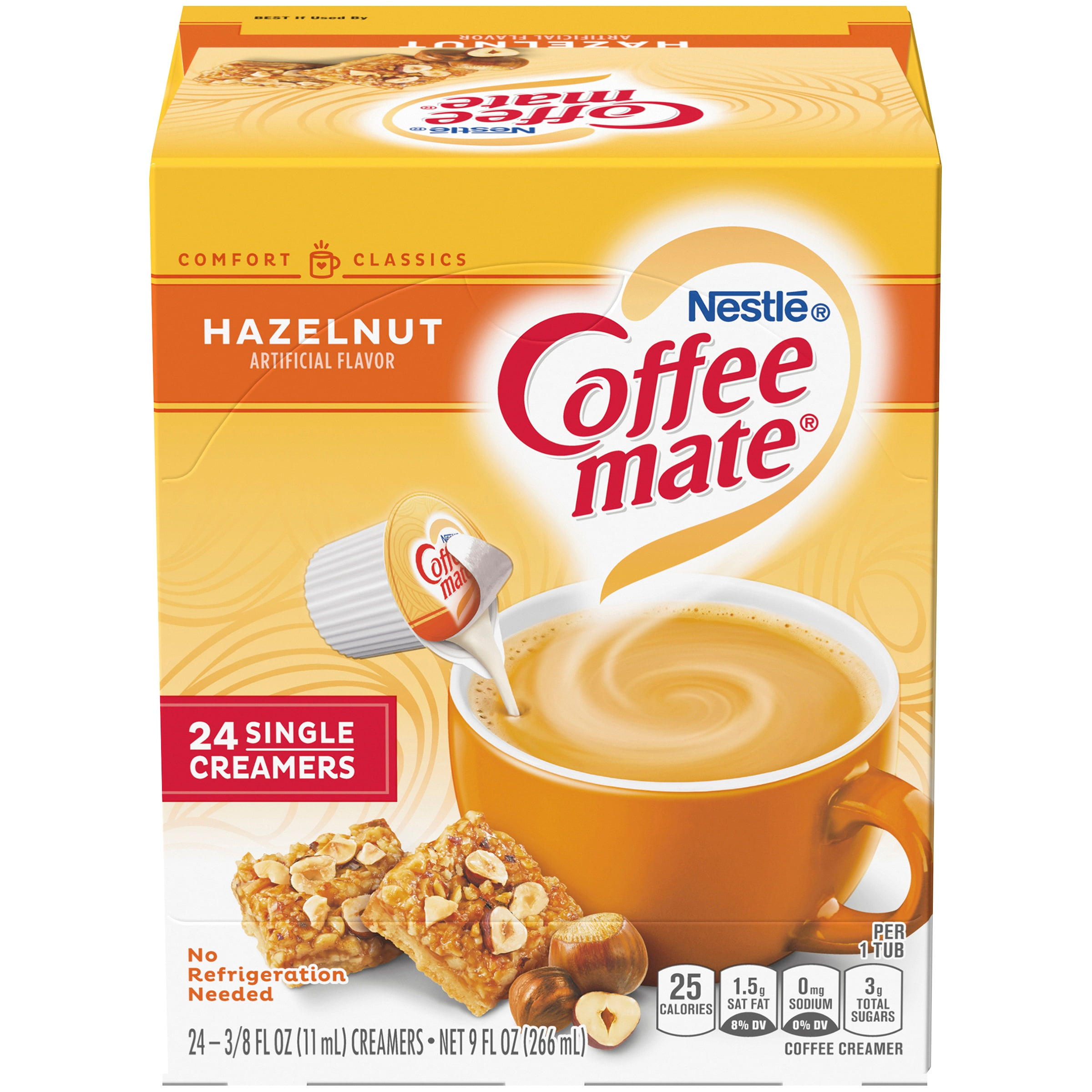 Download COFFEE MATE Hazelnut Liquid Coffee Creamer, 24 Ct. Box | Non-Dairy, Lactose-Free, Cholesterol ...