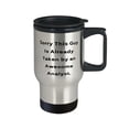 thumbnail image 2 of Special Analyst Travel Mug, Sorry This Guy Is Already, Gifts For Colleagues, Present From Boss, Insulated Travel Mug For Analyst, Birthday present, Gift ideas for birthday, What to get for birthday,, 2 of 2