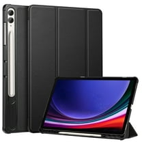 Fintie Slim Case for Samsung Galaxy Tab S9 FE  Plus/Galaxy Tab S9  Plus 12.4 Inch 2023 with S Pen Holder, Ultra Thin Lightweight Tri-Fold Stand Cover with Auto Wake/Sleep, Black