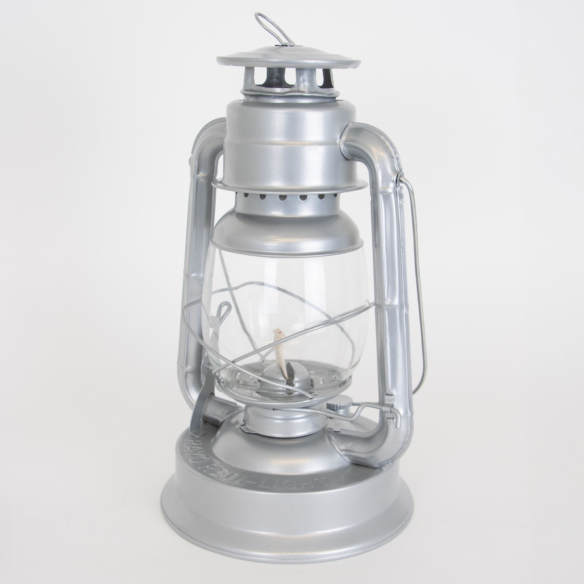 Rayo Redi-Light Kerosene Lantern Hurricane Outdoor Lamp 14 inch Silver