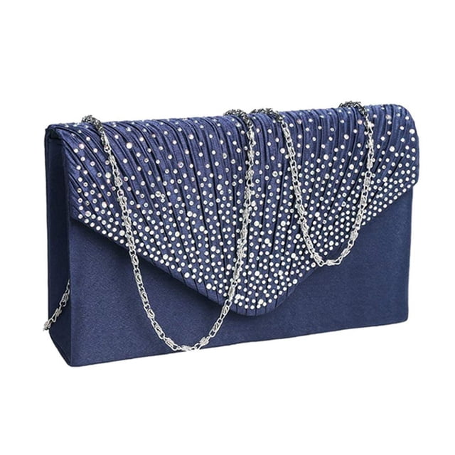 Groupcow - Bolso de noche para mujer, Azul marino