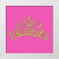 thumbnail image 3 of Denise Brown 4x14 White Modern Wood Framed Wall Art Titled - Princess Crown, 3 of 5