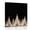 Charcoal, Gold, Warm White, Slate, variant on Canvas Wall Art, Christmas Tree Framed Canvas Prints for Bathroom Desk, Xmas Glitter Pine Trees Winter Forest Black Small Gallery Wrapped Wall Decor for Home Office, Gifts, 8"x8" Ship Next Day