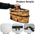 thumbnail image 5 of HELLHERO Garment Steamer Organizer Portable Travel Steamer Carrier Bag for Clothing Ironing Machines Universal for Most Iron Sunflower and Pumpkin Pattern, 5 of 6