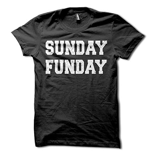 T-Shirt - Sunday Funday Party Tee Black 