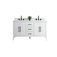 thumbnail image 3 of Vanity Art 60” Double Sink Bathroom Vanity Cabinet with Engineered Marble Countertop, 3 of 4
