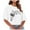 White, variant on Fznquz Elbow Length Tunic Tops for Women Loose Fit Dressy Fashion Dressy Casual White Shirts Summer Graphic Crew Neck Blouses