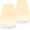 Basic White, variant on Essential Oil Diffuser, 2 Pack Ultrasonic Diffusers for Home Aromatherapy Humidifier for Bedroom Room 7 Colors LED 2 Mist Mode Auto Off, Basic White