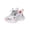 Pink, variant on Kids Sneakers, Kids Sneakers for Boys Girls Running Tennis Shoes Non-Slip Mesh Sports Shoes Tennis Walking Casual Fashion Lightweight Breathable Athletic Little Big Kid, Silver US-13C/EU-29