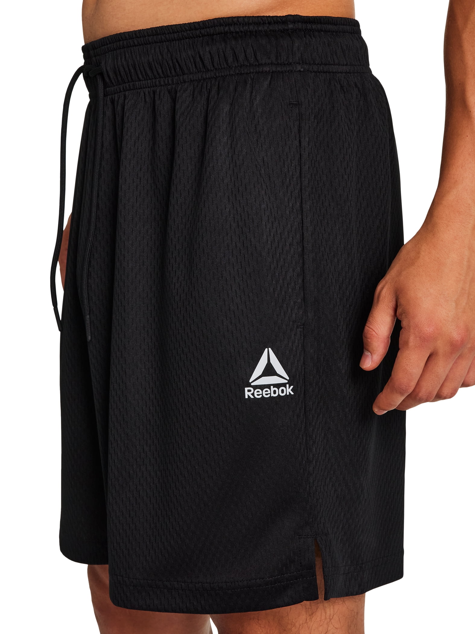 Reebok Men's & Big Men's Dash Rice Hole Mesh Gym Shorts, 7" Inseam, Sizes XS-5XL