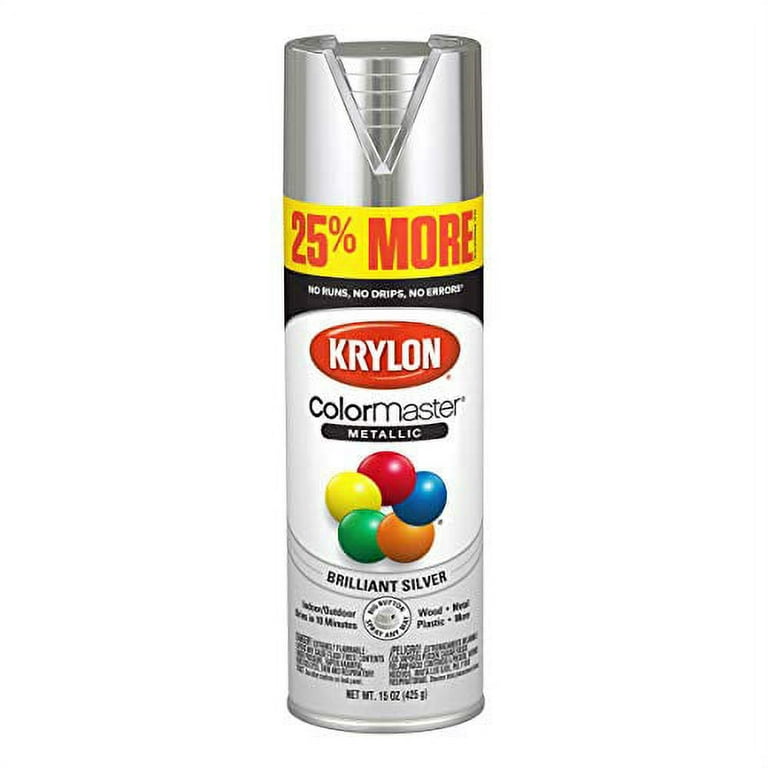 Krylon ColorMaster Silver Spray Paint 51511