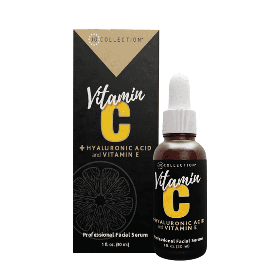 Jo collection vitamin c serum with hyaluronic acid and vitamin e | Softens fine lines and wrinkles1 Fl oz