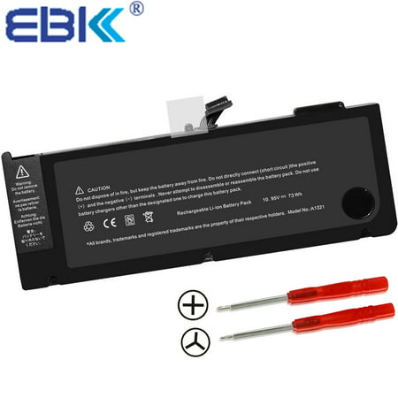 EBK New Laptop Battery for A1321 A1286 (only for 2009 2010 Version) Unibody Mac Book Pro 15