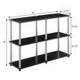 thumbnail image 5 of Convenience Concepts Designs2Go 30" Tall No-Tools Console Table with Shelves, Black Wood Finish, 5 of 5