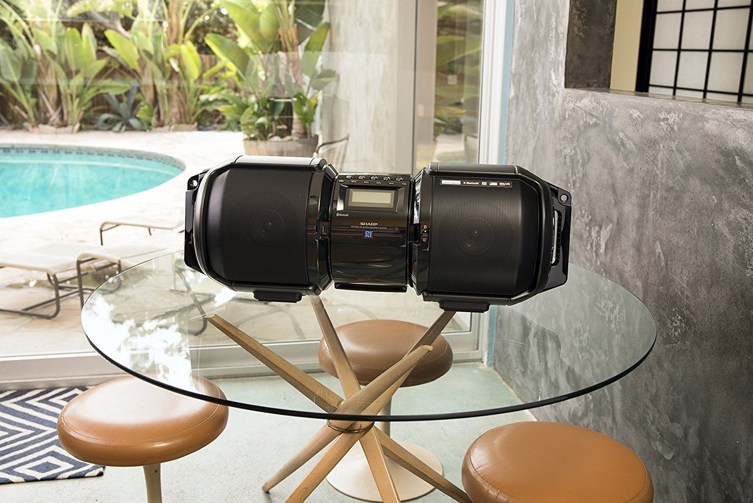 SHARP Portable Bluetooth Hi-Fi Audio Stereo Sound System