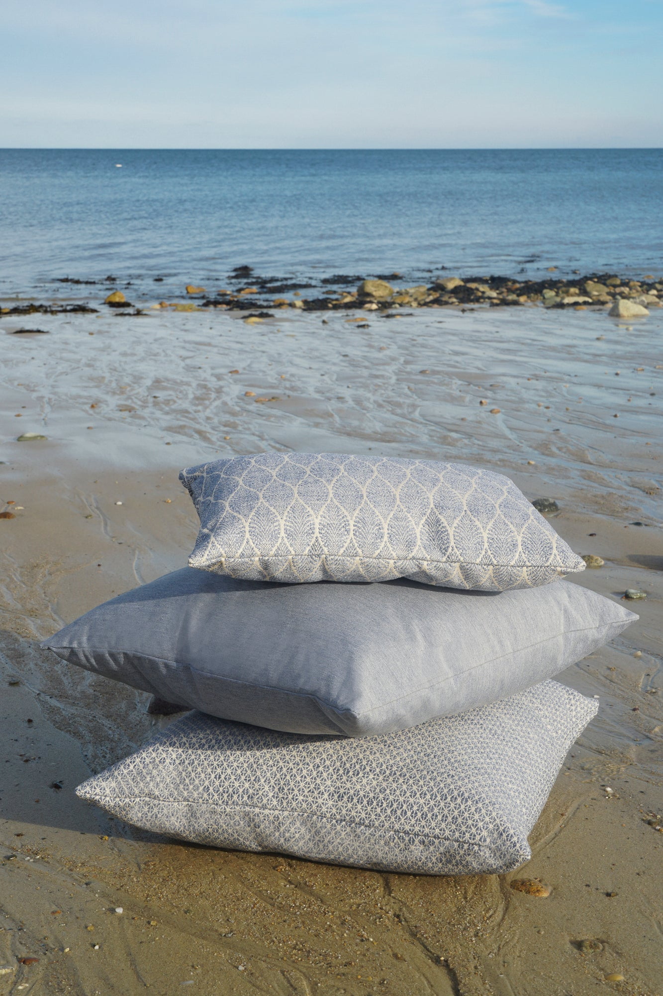 Coastal Breeze Indigo Indoor Outdoor Pillow 20x20