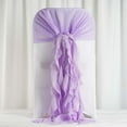 thumbnail image 2 of Efavormart 20 PCS Wedding Chiffon Chair Sashes Lavender Draping Aisle Chair Decorations Wrinkle-Free Chair Covers for Party Dining Banquet Ceremony Reception Floral Arrangement Outdoors Decor, 2 of 4