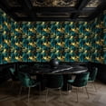 thumbnail image 5 of Boho Peel and Stick Wallpaper Enchanting Forest Fireflies Butterflies Glowing Mushrooms Wall Mural 23.6in x 9.8ft Self Adhesive Removable Wall Paper Renter Friendly Wallpaper for Nursery Bedroom, 5 of 8