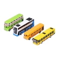 thumbnail image 4 of Modelo de autobús, 4 piezas de juguetes de autobús de aleación, autobús de juguete para niños, autobús de juguete construido para el futuro, 4 of 14